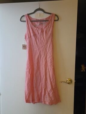 NWT Horny Toad Sheath Dress 100% Linen Sz M